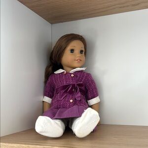 White and Purple Doll with Accessories